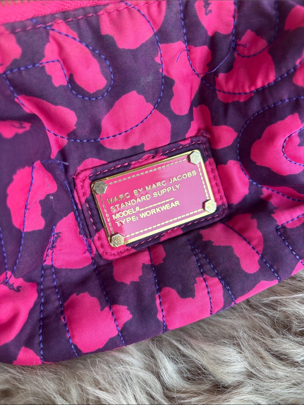 Quilted Makeup Pouch - Picture 2 of 6